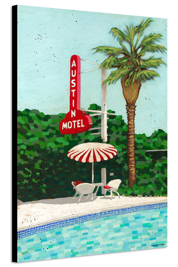 Austin Motel - PRINT - Joel Ganucheau - Austin Art Garage