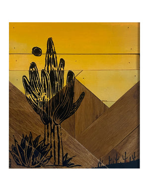 Desert Saguaro #1 - Raymond Allen - 6 x 24"