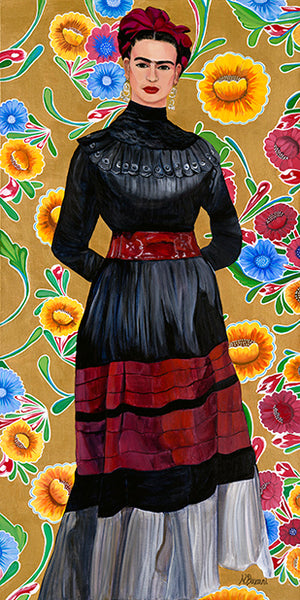 Golden Frida - Neena Buxani - 14 x 28"