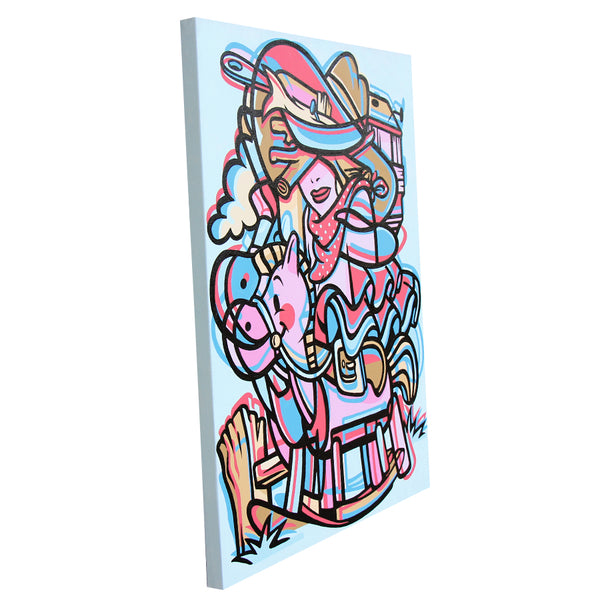 Hitchin' Post Phoebe Joynt 30x40" Austin Art Garage