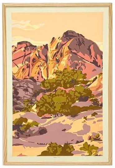 Joshua Tree (Desert Triptych)- Landry McMeans - 80 x 37.5