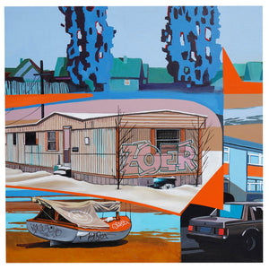 Long Way From the Trailer Park - Jason Eatherly - 30x30"