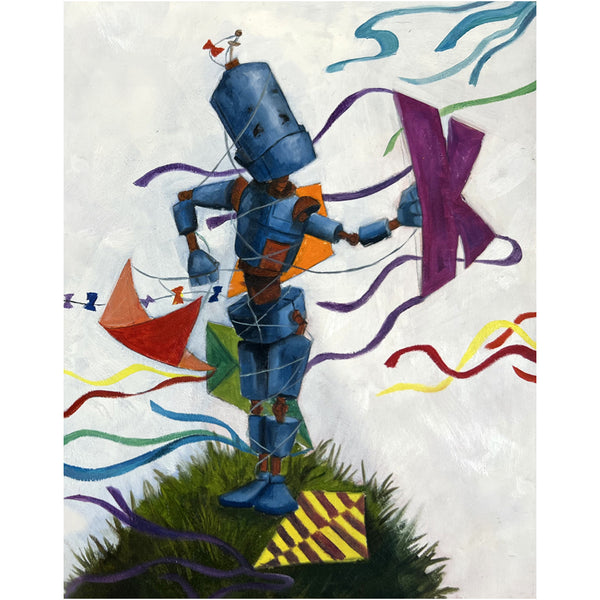 Kites Bot Lauren Briere ORIGINAL Austin Art Garage