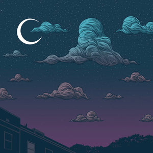 Night Cloud - Dan Grissom - 18x18"