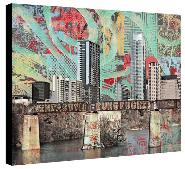 Austin Graffiti Bridge by Jake Bryer - Austin Art Garage
