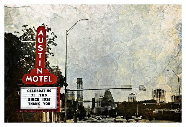 Austin Motel North View by Jake Bryer