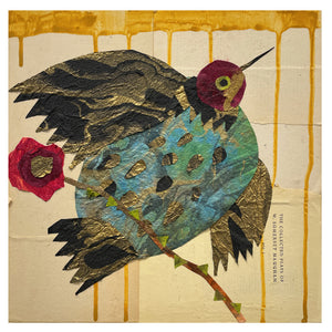 Bird in Rain - Larry Goode - 12x12"