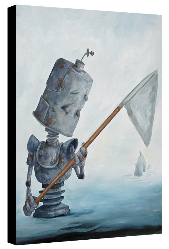 Gone Fishing Bot - Lauren Briere - Print