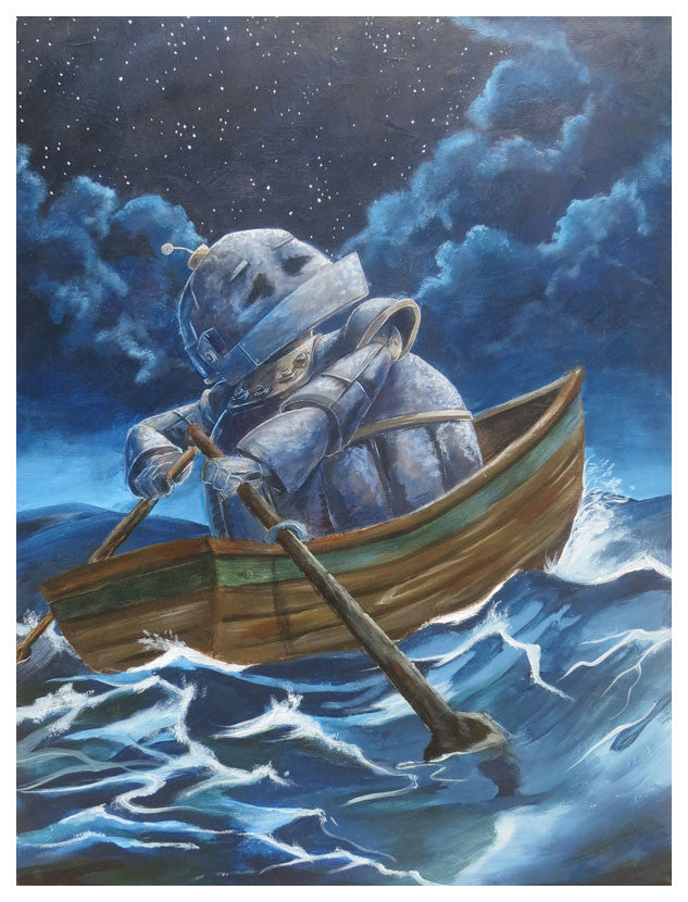 Starry Sea Bot - Lauren Briere - Print