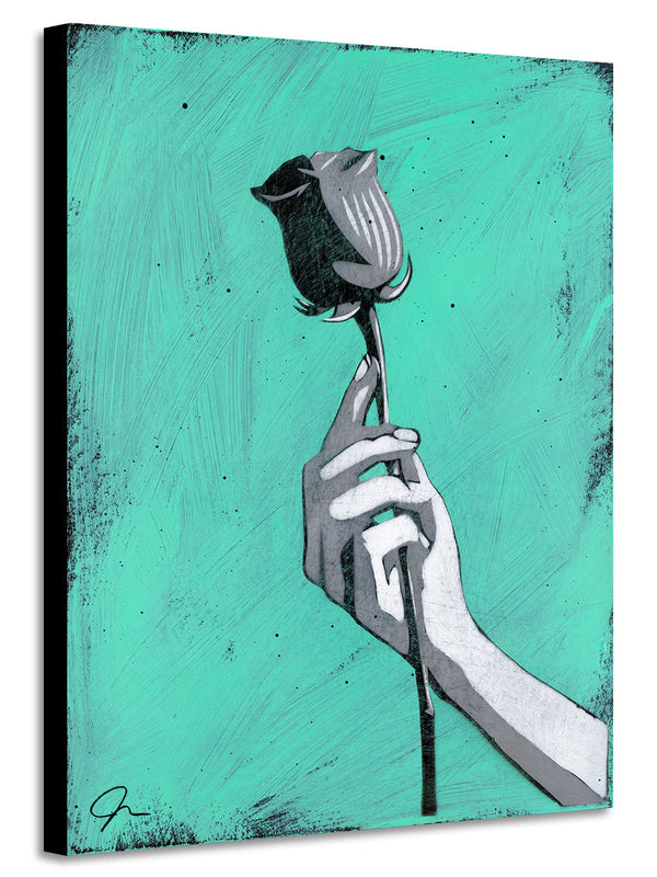 絵画 Love At First Sight Love at First Sight 2 - Joel Ganucheau | Rose Painting