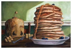 Pancakes Bot - Print by Lauren Briere