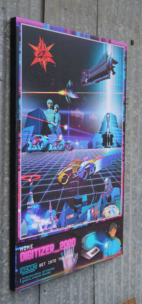 80's Movie Tribute - Tron by Jake Bryer - Austin Art Garage