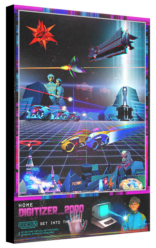80's Movie Tribute - Tron by Jake Bryer - Austin Art Garage