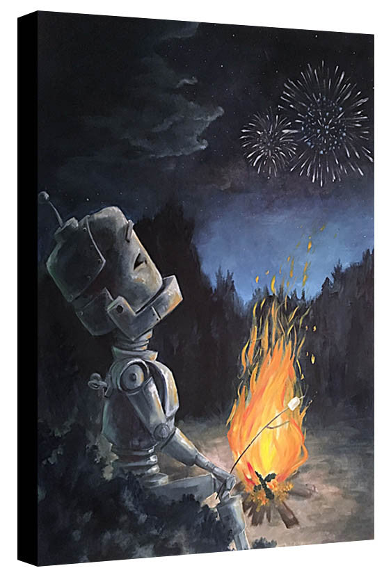 Camp Fire Bot - Lauren Briere - Print
