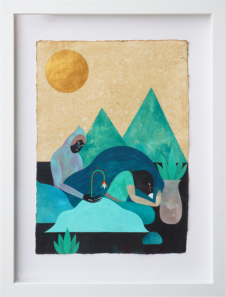 Untitled - Adrian Landon Brooks - 12x16"