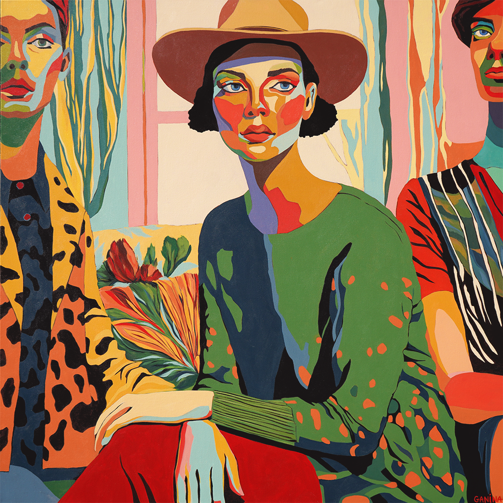 Unapologetic - Anna Ganina - 48x48"