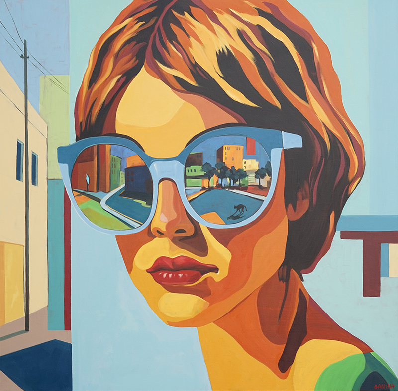 Ghost of Golden Hour - Anna Ganina - 48x48