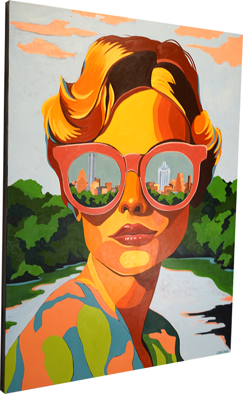 Through Her Eyes  - Anna Ganina - 36x48