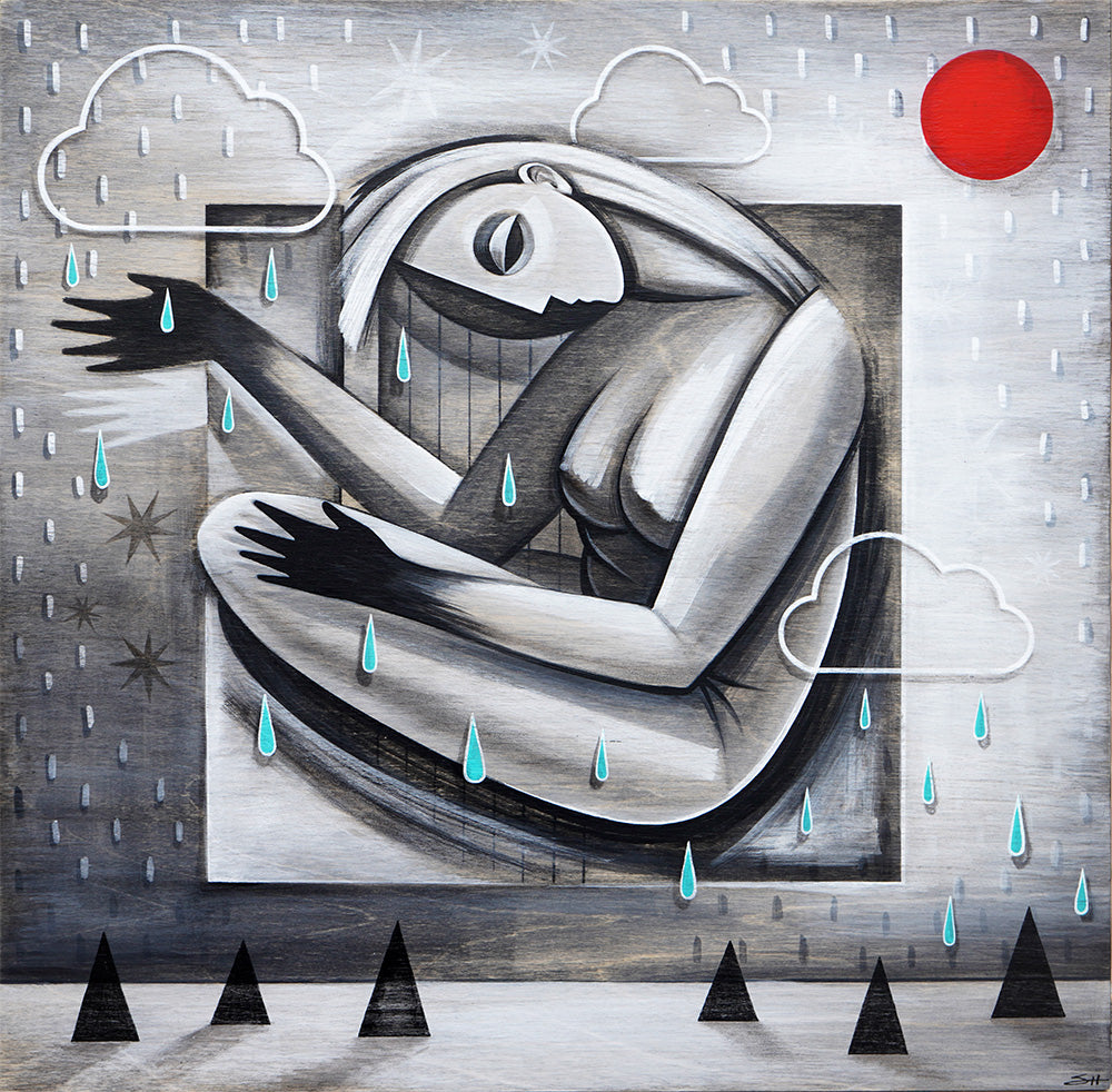 Abandon II - Saira Holland - 16x16"