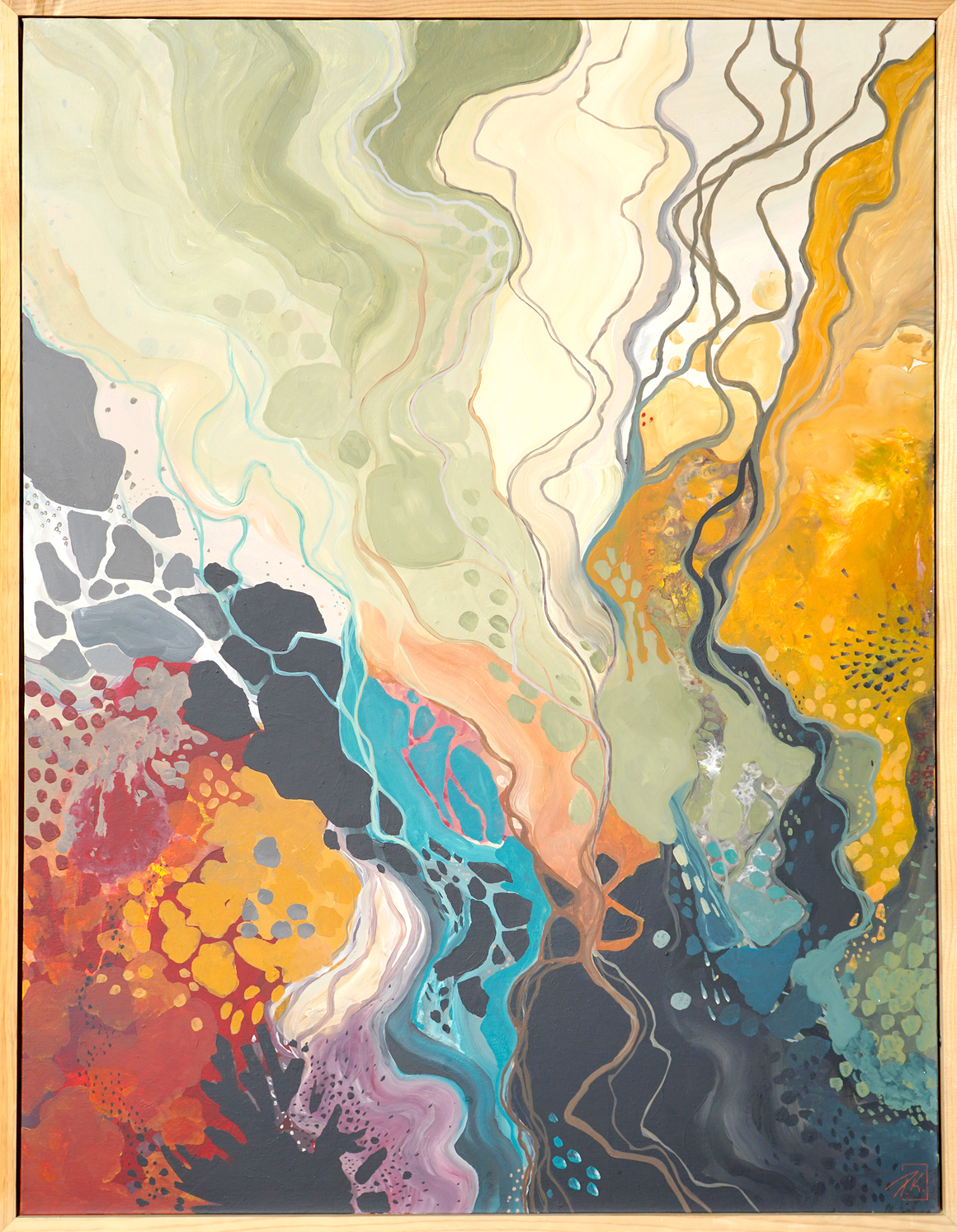 Actinolite - Patrick Kelleher - 37x50"