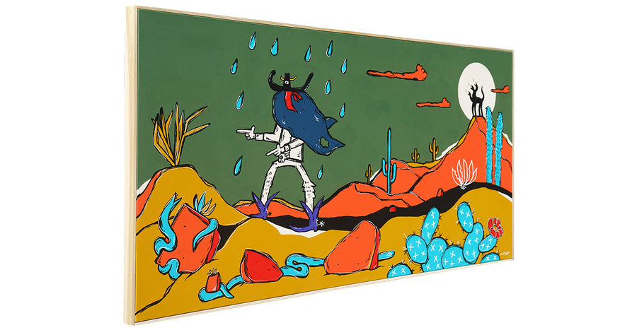 Agua Fria del Cielo - Gerardo Rodriguez - 24.5x48.5"