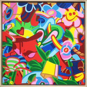 All Thoughts, No Flowers - Phoebe Joynt - 24x24"