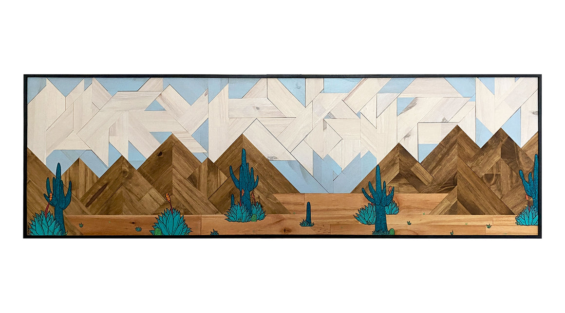 An American Desert  - Raymond Allen - 38 x 11.75"