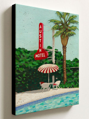 Austin Motel - PRINT - Joel Ganucheau - Austin Art Garage