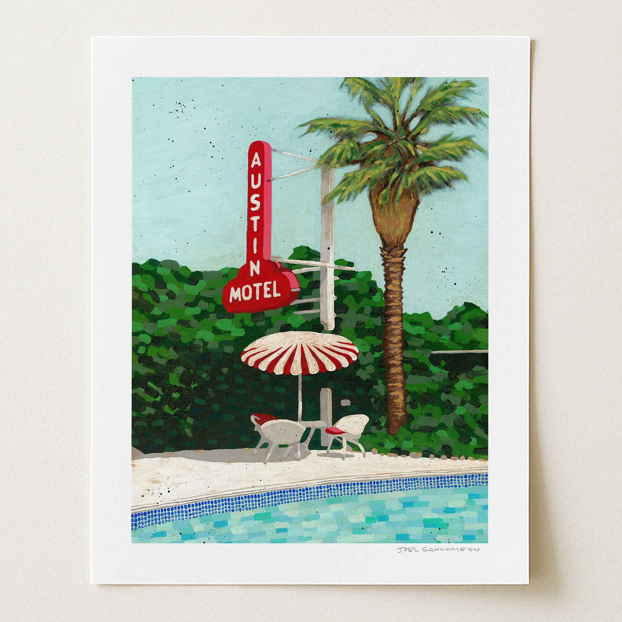 Austin Motel - PRINT - Joel Ganucheau