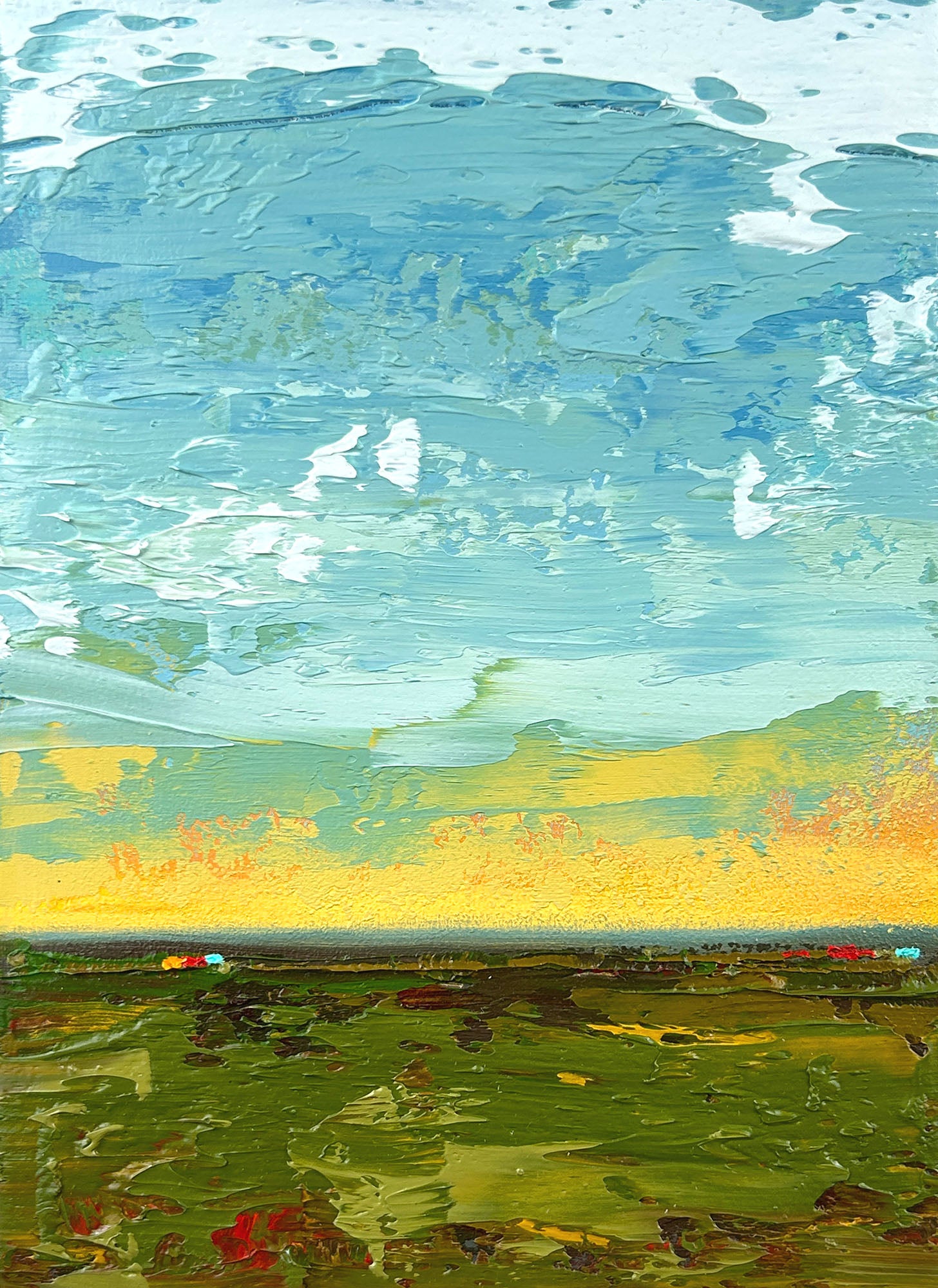 Away - ORIGINAL - Joel Ganucheau - 5x7"