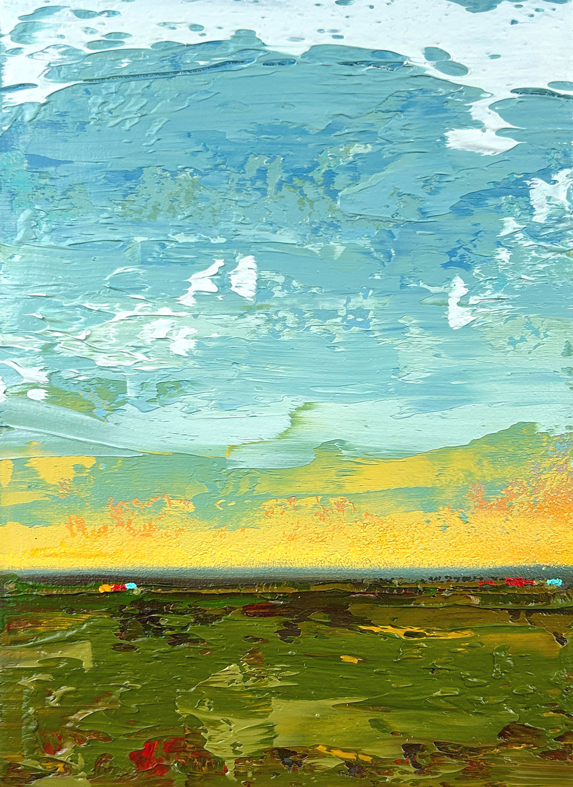 Away - ORIGINAL - Joel Ganucheau - 5x7"