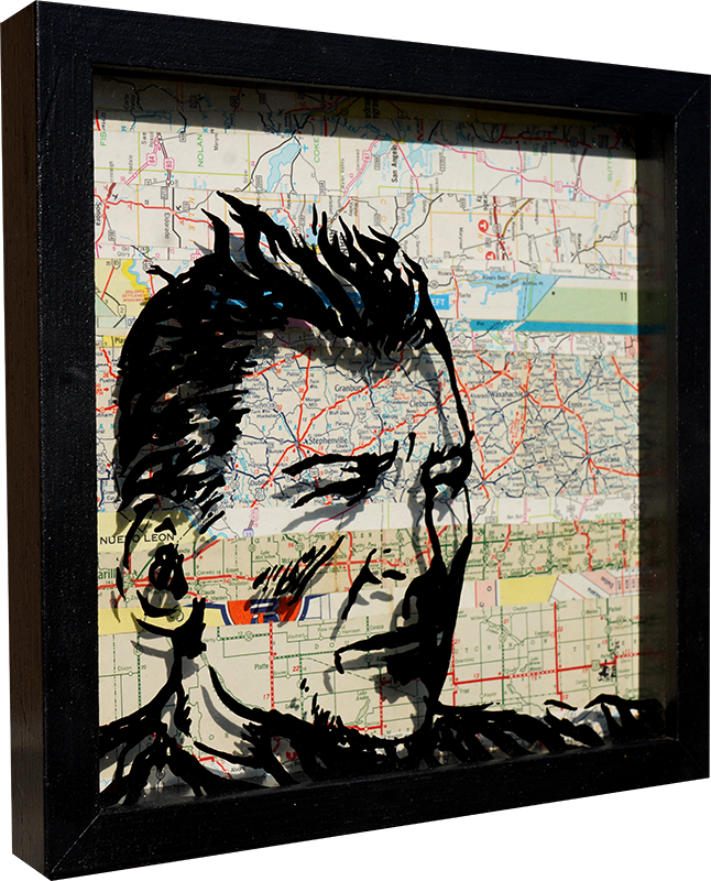 He Was Kin to the Wayward Wind - Brian Phillips - 9x9"