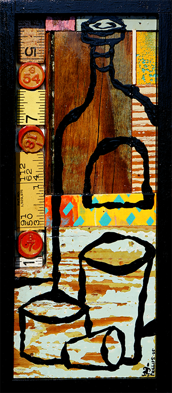 Drinks at The Bingo Hall - Brian Phillips - 4x8"