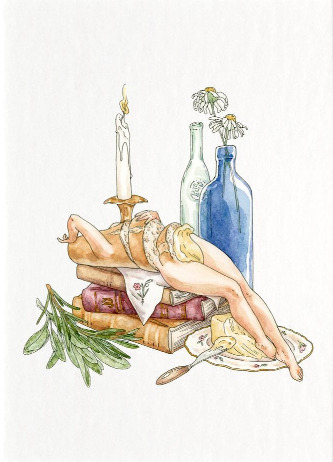 Baguette Bodegón - Jennifer Pate - 8x10"