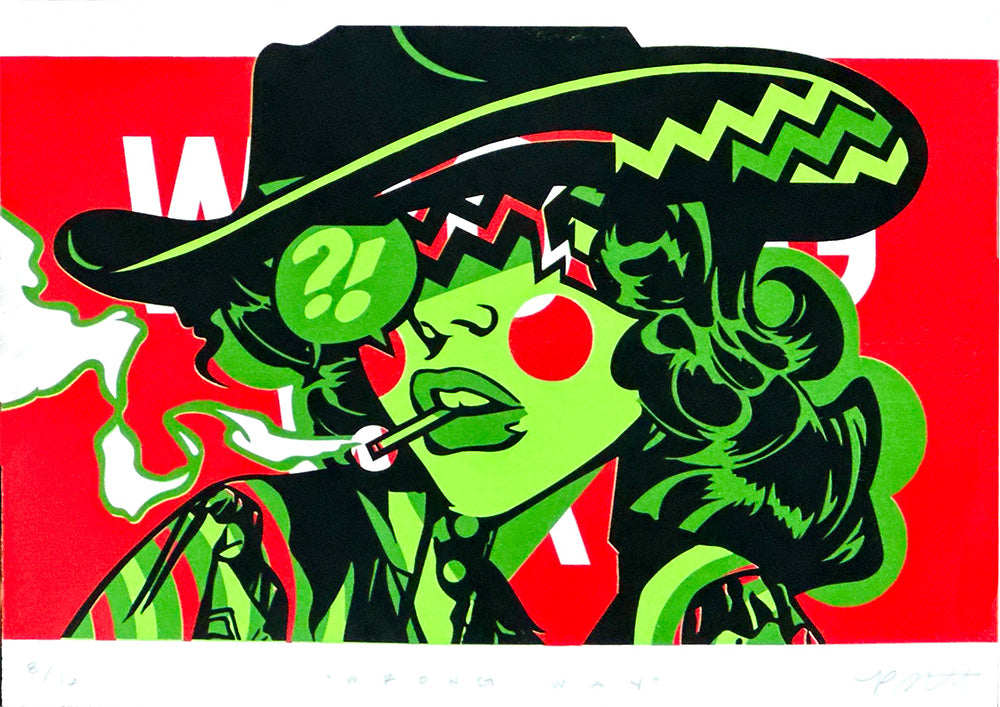 Wrong Way - FEEBEE - 13x19"