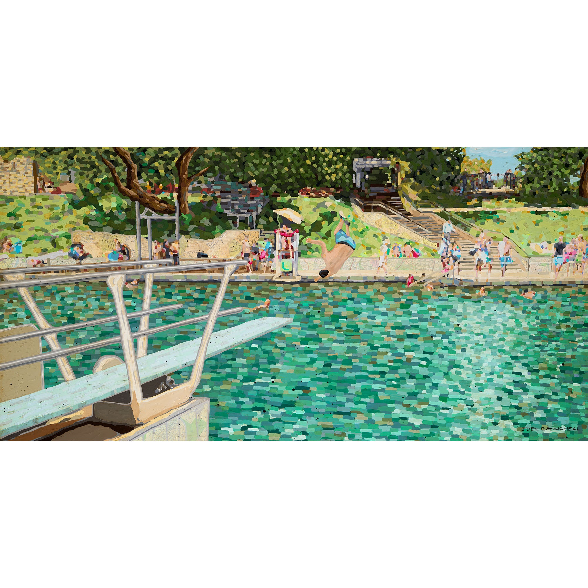 Barton Springs - PRINT - Joel Ganucheau