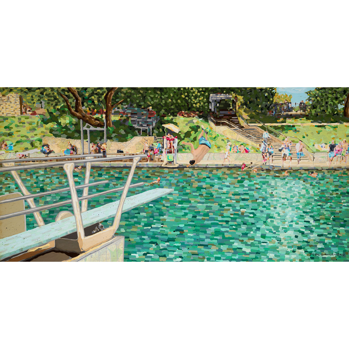 Barton Springs - PRINT - Joel Ganucheau