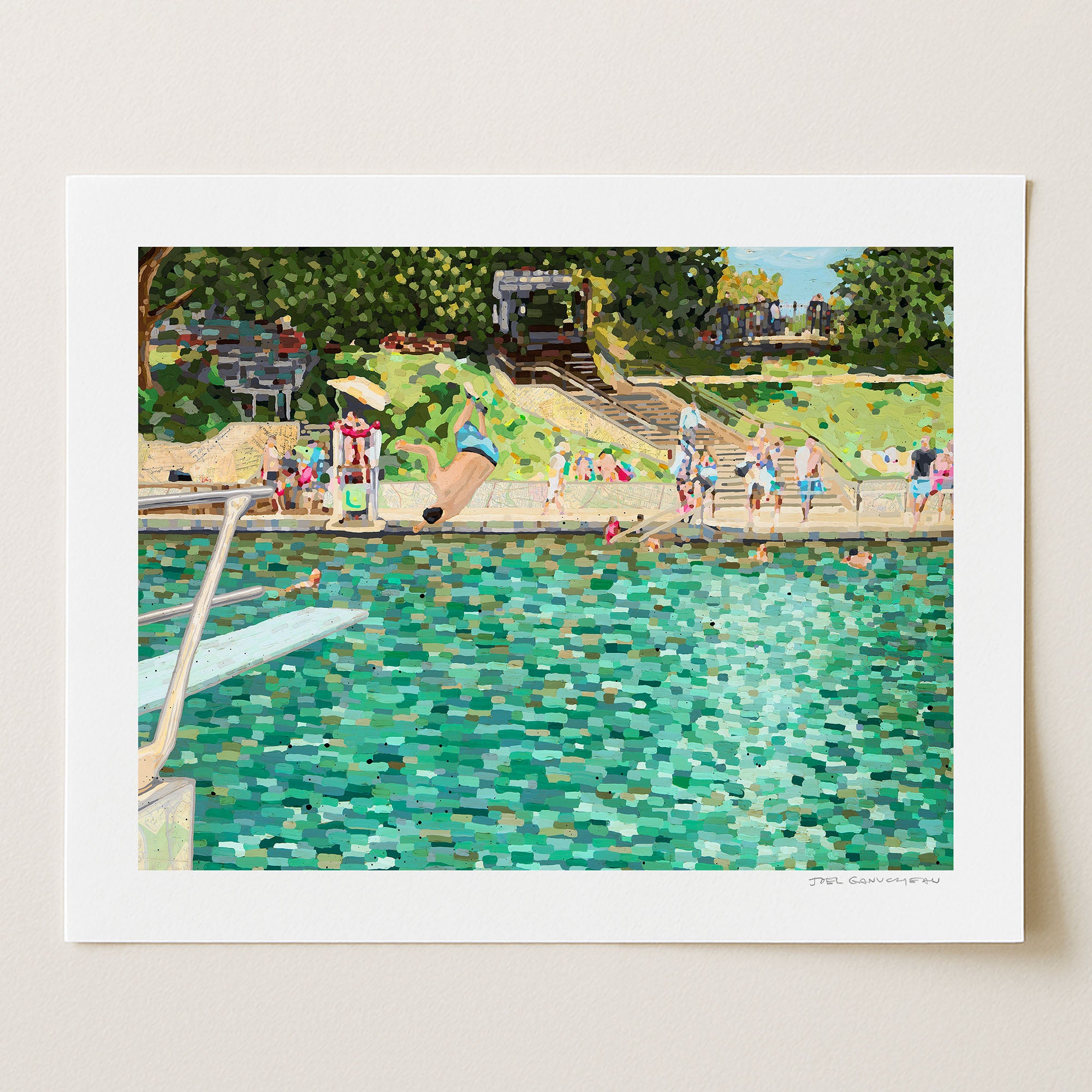 Barton Springs - PRINT - Joel Ganucheau