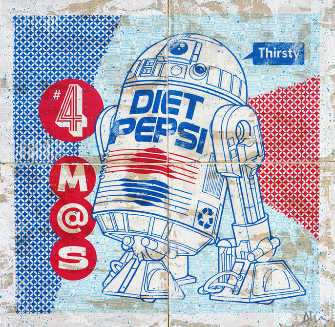 Thirsty 4 More  - Beast Syndicate - 18x18"