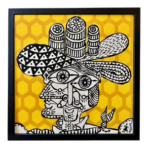 "The Beekeeper" - Brian Phillips - 5.25x5.25"