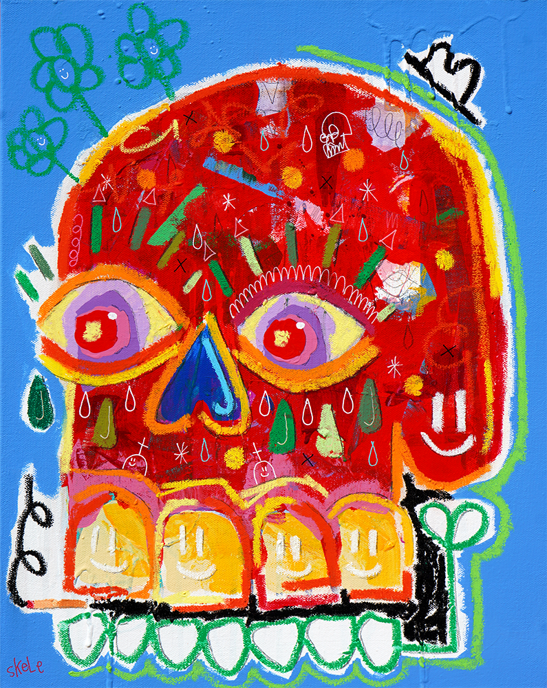 Had A Good Run (Blue) - Jeff Skele - 16x20"