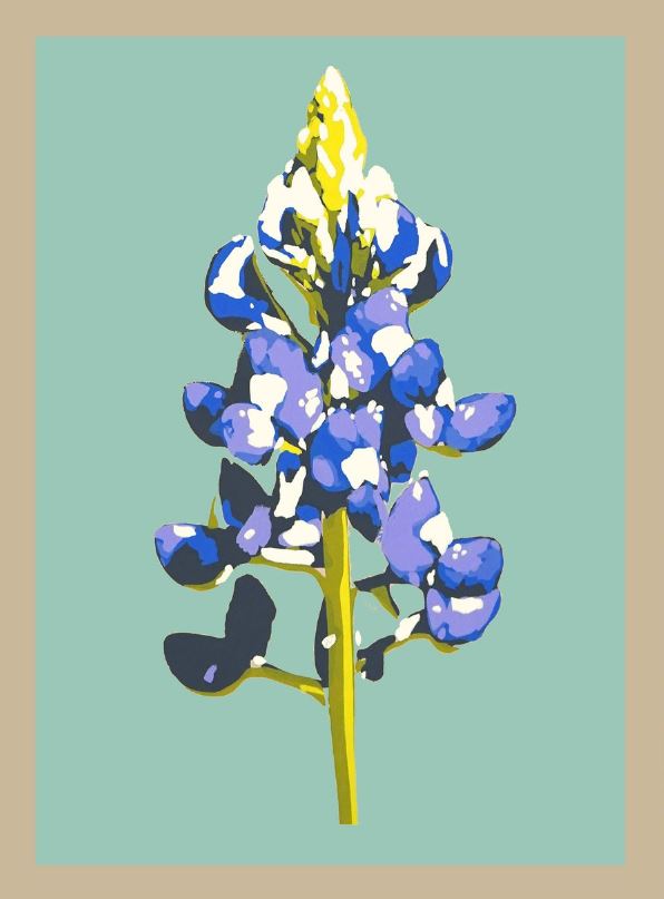 Bluebonnet - Landry McMeans - 18 x 24"