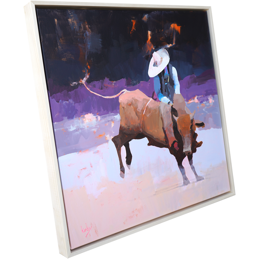 Bull Rider #2 - Randall Kirby Cogburn - 30x30"