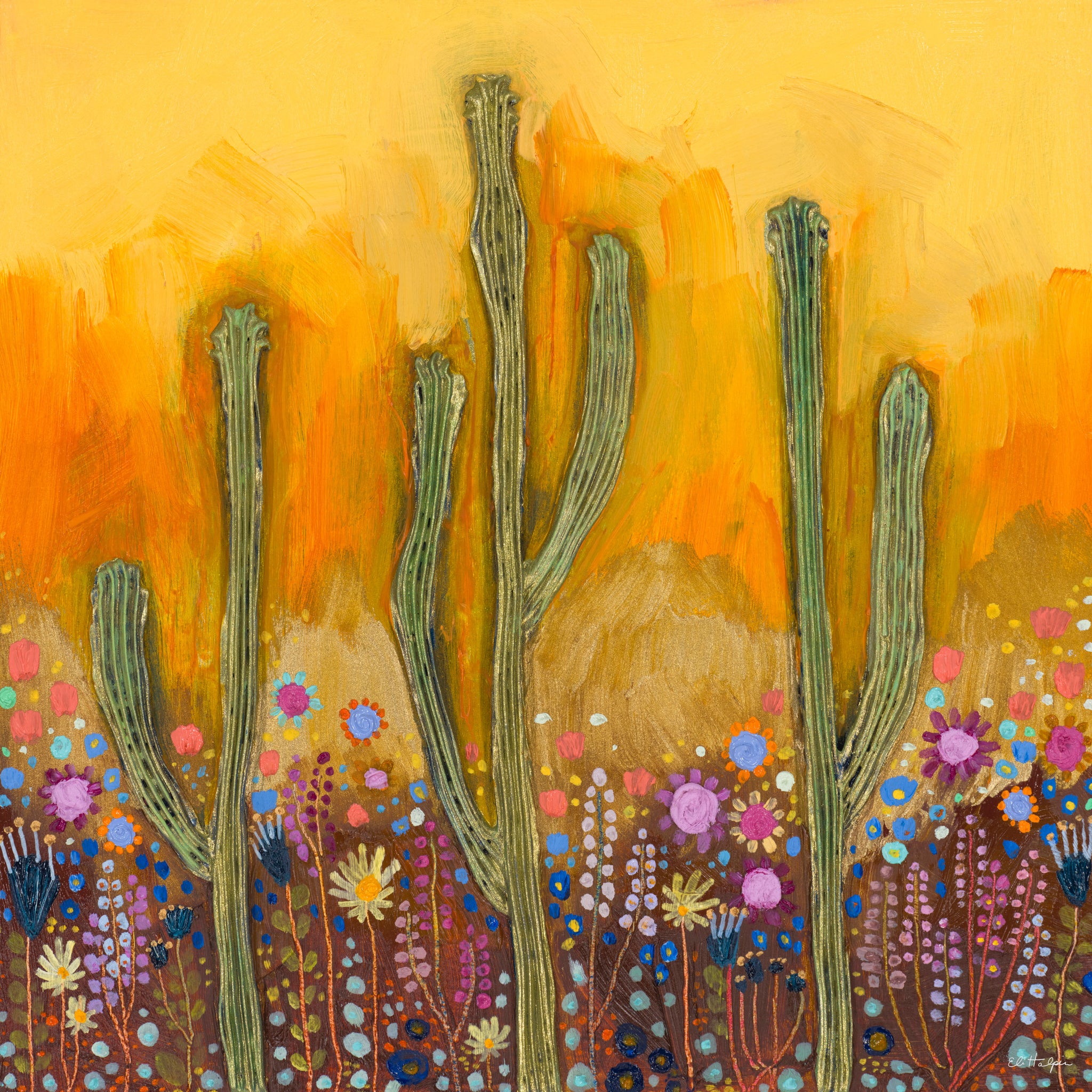 Butter Yellow Sky- PRINT - Eli Halpin