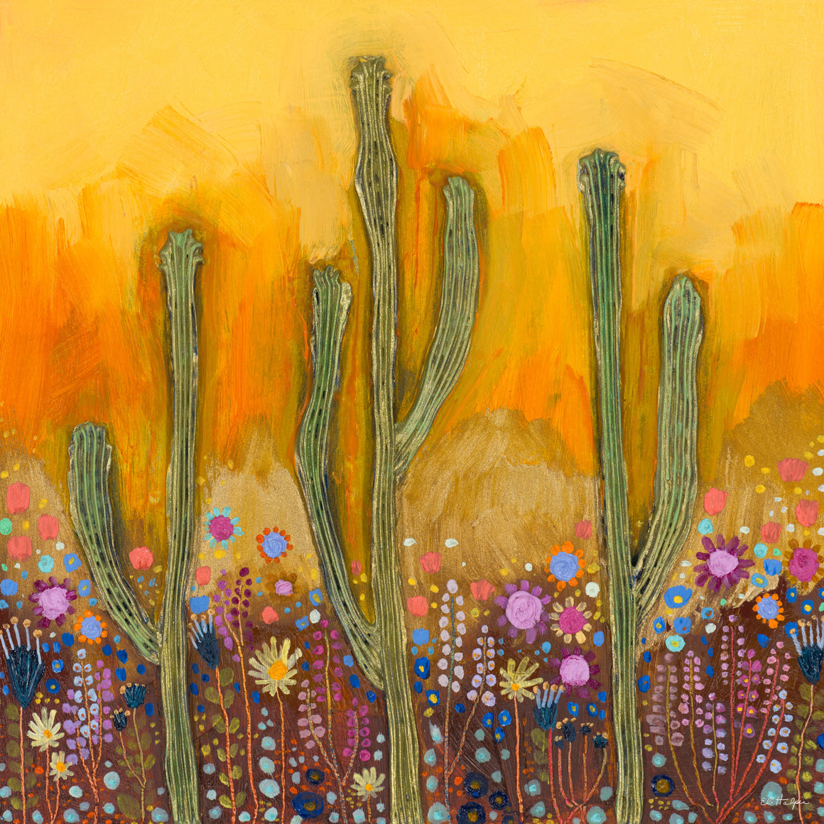 Butter Yellow Sky- PRINT - Eli Halpin