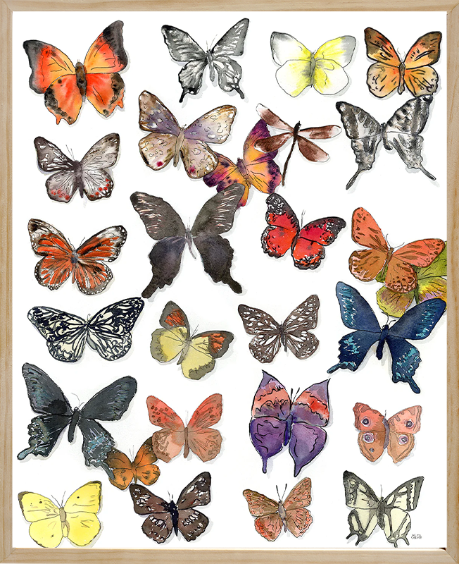 But These Are Flowers That Fly - Katie Chance - 16x20"