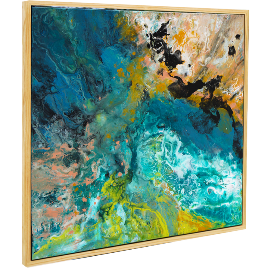 Catholicon Malachite - Patrick Kelleher - 36x36"