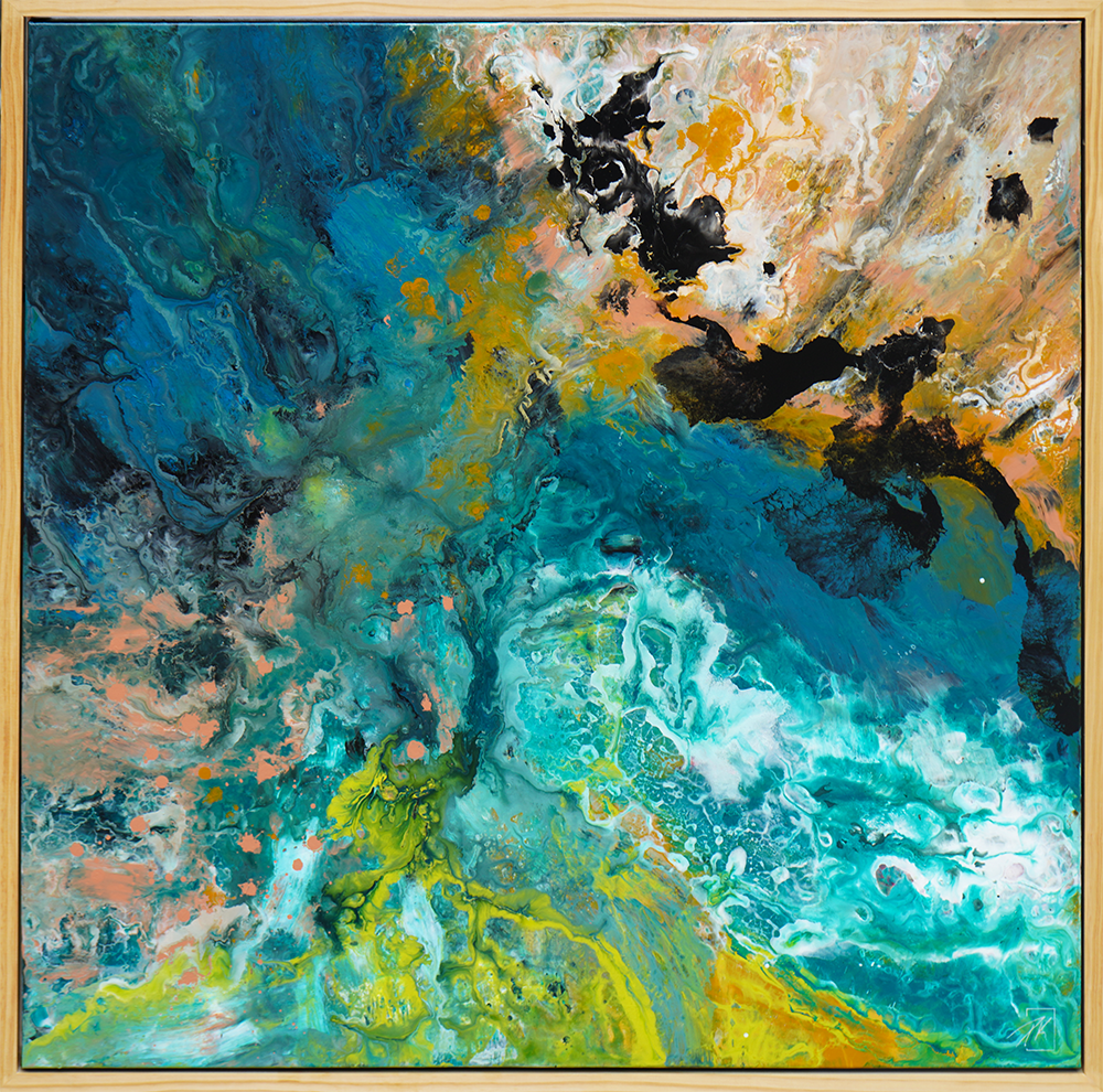 Catholicon Malachite - Patrick Kelleher - 36x36"