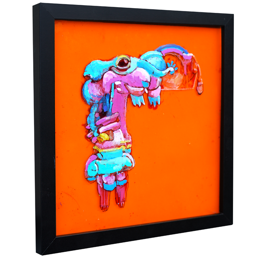 Creatures 3 - Lorelei Linklater - 8x8"