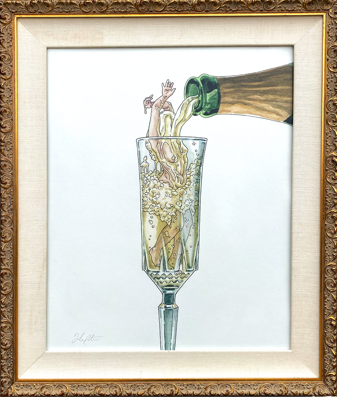 Champagne Showers - Jennifer Pate - 25x21"